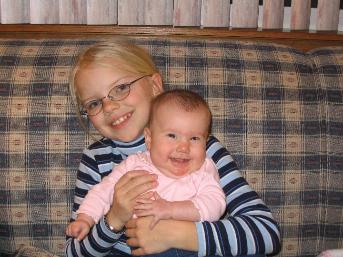 Kristin and Audrey together.  Laura gets the prize for best picture of the evening.  Now there are TWO most beautiful granddaughters on my side.