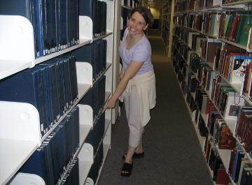 Laura pointing at her thesis because we weren't sure the other picture would turn out.