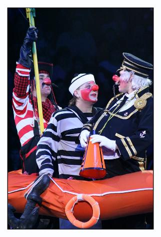 Three of the clowns.  They were funny, but they spoke in Russian so I didn't catch a lot of the dialogue.