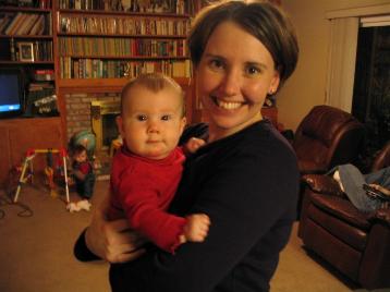 Cute picture of Audrey and her Mom.  I need to take more of those.