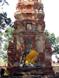 The old capital of Ayutthaya.