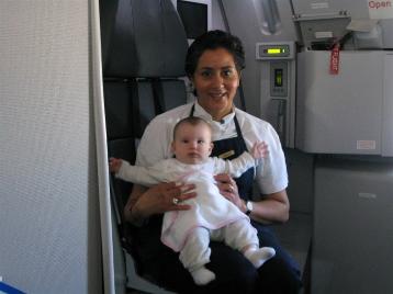 This was Pamela.  She made our baby laugh a lot and held her for awhile to give Laura and me a break.  We like her.